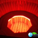 Аквабеседка - Банный чан Фурако с гидромассажем из лиственницы с подсветкой (2)
