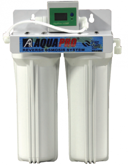 AUS2-DF Сист. фильтр. с 2-мя картрид. и электронным водосчетчиком.