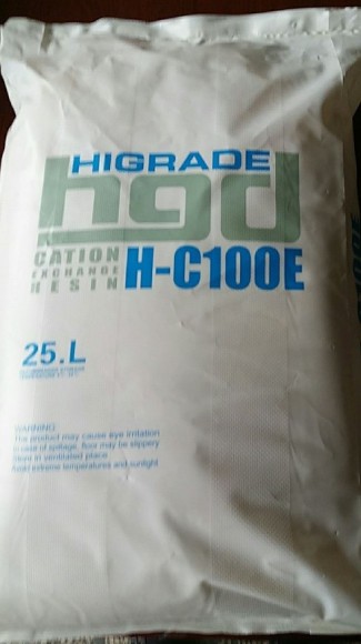 Cмола ионообменная «HIGRADE H-C100E»(25л) – паллета 40меш